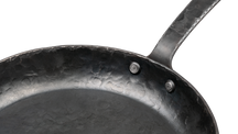 Forged Bratpfanne Carbonstahl Ø 24 cm – geeignet für alle Wärmequellen – geeignet für BBQ