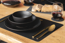 Studio Tavola Speiseteller Black Tie ø 27 cm - 6 Stück