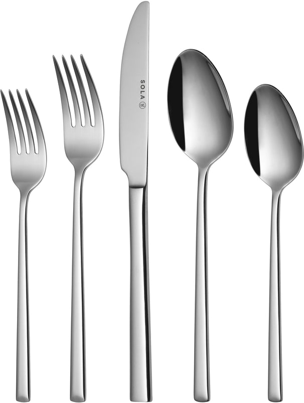 Sola Besteckset Luxor - 18/10 Edelstahl - 90-teilig / 9 Personen