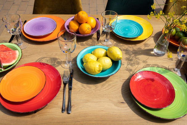 Studio Tavola Frühstücksteller / Dessertteller Sunny Summer ø 19 cm - 6 Stück